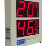 Afficheur thermo-hygromètre visible à 30 m