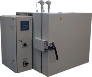 Forced air oven from T ambient +5°C to 600°C from 62 to 355 Liters